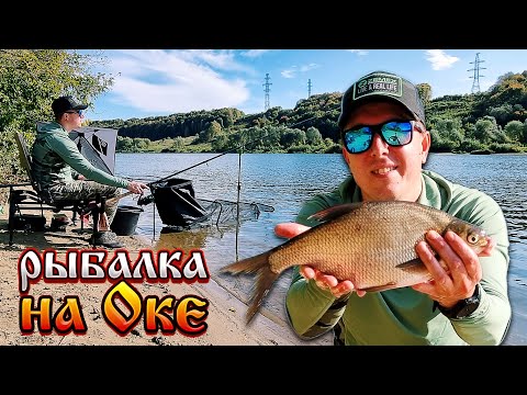 Видео: Рыбалка на Оке в сентябре. Ловля леща. Фидер на реке.