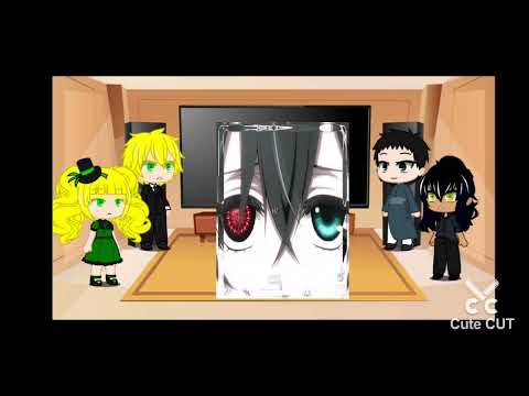 Видео: Реакция 《Тёмный дворецкий》 реакируют друзья Сиэля на "Сиэль Фантомхайв и Зиглиндэ Салливан"