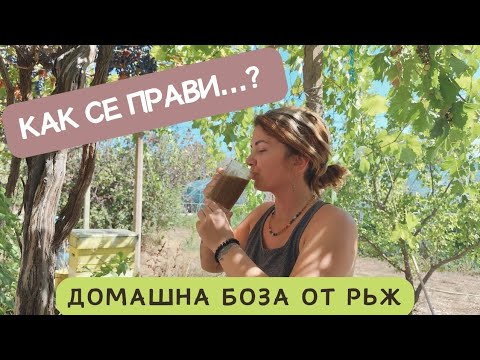 Видео: Как се прави ДОМАШНА БОЗА ОТ РЪЖ