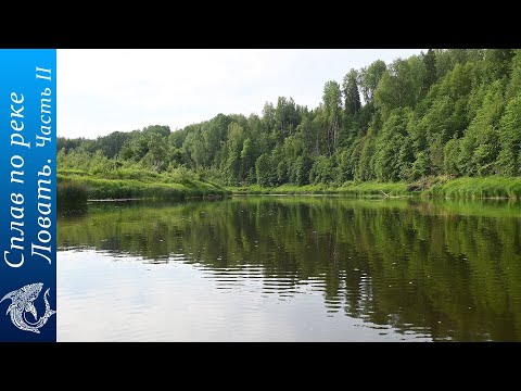 Видео: Сплав по реке Ловать. Часть 2. Начало рыбалки