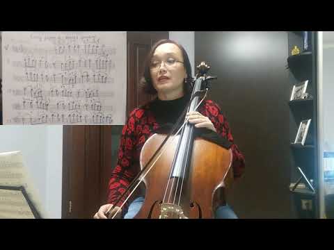 Видео: Как играть на виолончели Song from a secret garden (учебное видео)