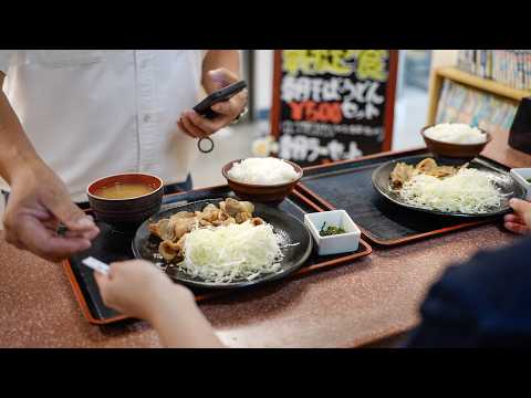 Видео: Япония Яманаси Популярно для осмотра достопримечательностей горы Фудзи Ресторан на шоссе