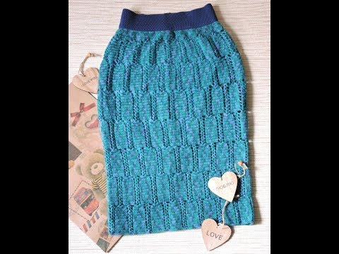 Видео: Юбка крючком для мастеров и новичков. Простая юбка крючком.
