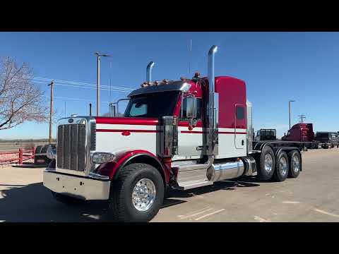 Видео: Peterbilt 589 Heavy Haul 2025 года — 4 оси, 605 Cummins X15/2050TQ, 18 скоростей.