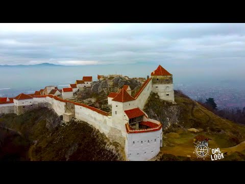 Видео: Cetatea Râșnov. Румыния. Rasnov citadel. Цитадель Рышнов.