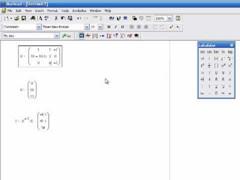 Видео: Как работать с программой mathCad