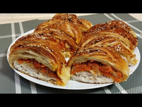 Видео: Пиріг з філе хека з овочами