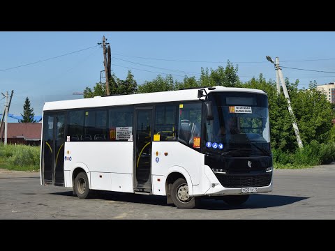 Видео: Автобус КАМАЗ-4280-F5 Vega (Р 620 ТХ 716). Покатушки по Барнаулу.