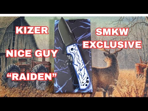 Видео: KIZER NICE GUY "RAIDEN" ЭКСКЛЮЗИВ SMKW. РАСПАКОВКА И ПЕРВОЕ ВПЕЧАТЛЕНИЕ, НА КАЖДЫЙ ДЕНЬ, EDC.