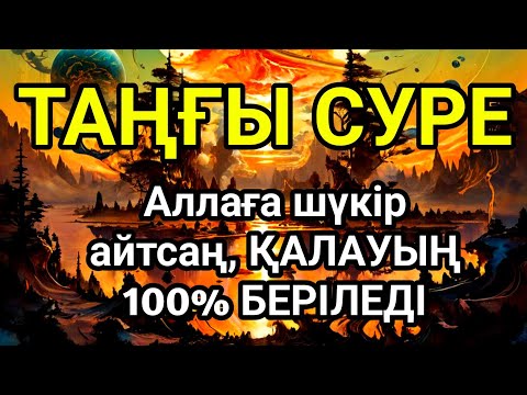 Видео: 💥Таңғы сүрені қосыңыз Үйден жамандық қашады 💥Сосын береке байлық қалағаның беріледі💥
