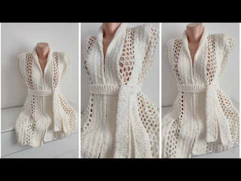 Видео: 🕊️ ЖИЛЕТ КРЮЧКОМ ЗА ПАРУ ВЕЧЕРОВ 🤍 / узор - "ЗВЕЗДА ДАВИДА"  ✨ / Ажурный, воздушный жилет крючком 😍👍