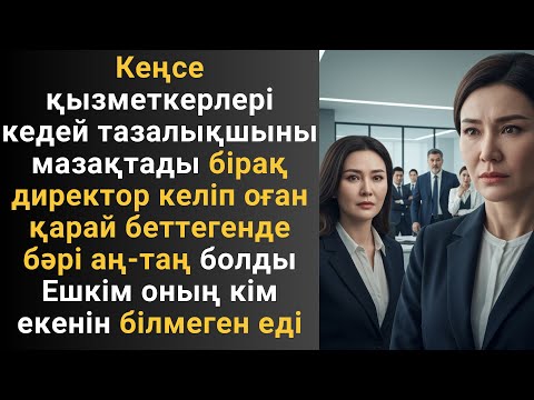 Видео: Кеңсе қызметкерлері кедей тазалықшыны мазақтады бірақ директор келіп оған қарай беттегенде бәрі