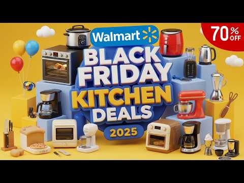 Видео: 41 РАННИЕ предложения Walmart на кухню в Черную пятницу 2025 г. — СКИДКИ ДО 70%!