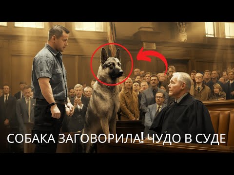 Видео: «Завтра казнь… но когда его K9-собака заговорила, судья пал на колени, а весь зал замер!»