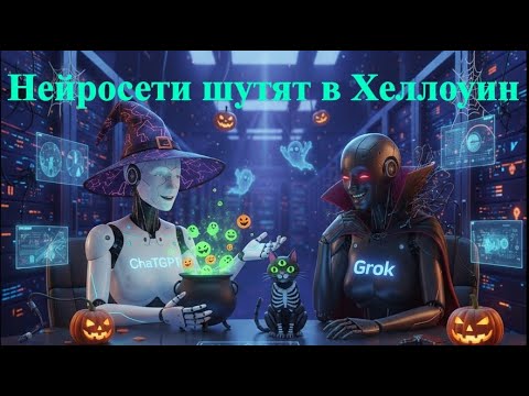Видео: Нейросети шутят в Хеллоуин