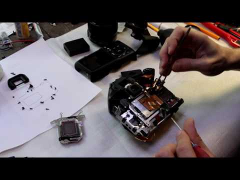 Видео: Замена CMOS сенсора на фотоаппарате Canon EOS 1100D
