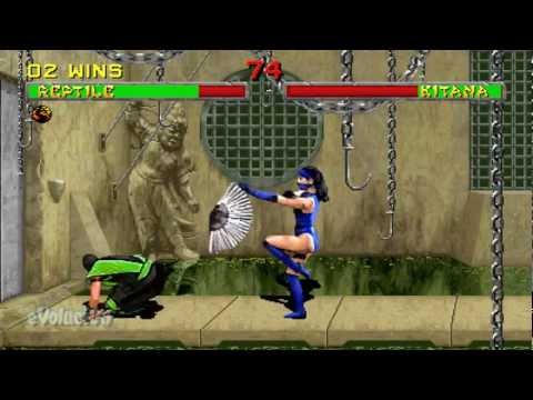Видео: Mortal Kombat II (Аркада) Рептилия (60 кадров в секунду)