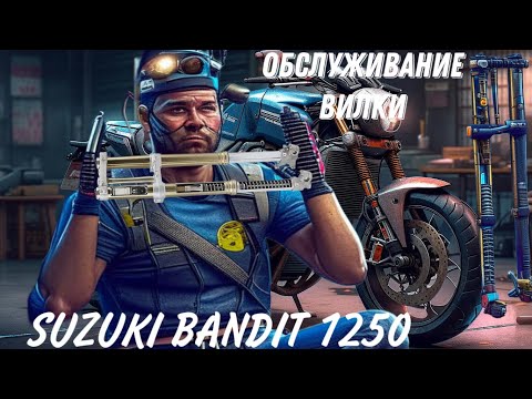 Видео: ОБСЛУЖИВАНИЕ ВИЛКИ SUZUKI BANDIT 1250