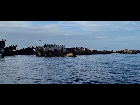 Видео: Предупреждение о неблагоприятных погодных условиях в районе затонувшего судна/заливного залива — ...