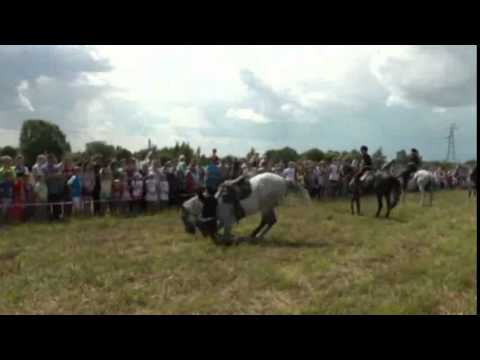 Видео: Казаки. Тверское Казачество. Джигитовка. Боевые кони.