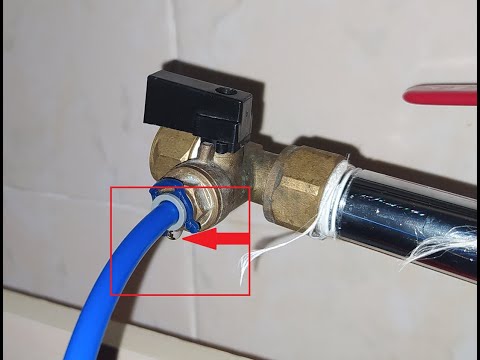 Видео: Протекает узел подключения фильтра для очистки питьевой воды. Решено!