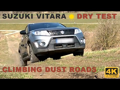 Видео: Suzuki Vitara 4 OffRoad – Тест на подъёмах в сухих условиях – Подъёмы: 4x4 и система контроля спуска