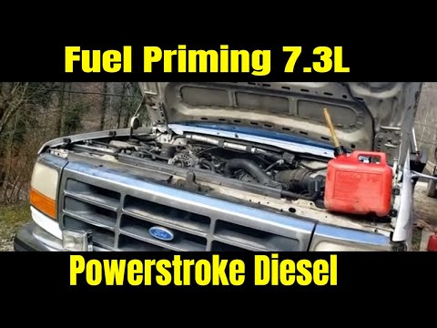 Видео: Подкачка топлива 7,3 л Powerstroke Diesel