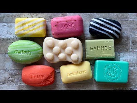 Видео: ASMR Soap cutting | Soap Carving|Резка мыла  | ASMR