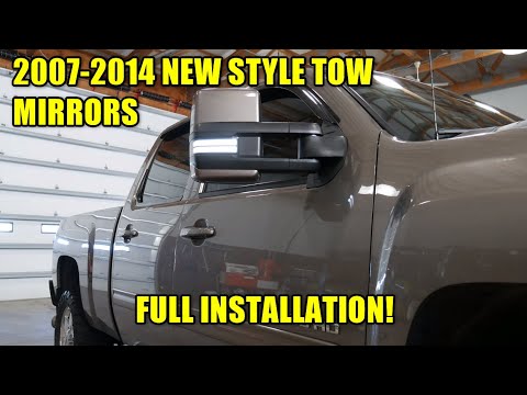 Видео: Установка зеркала заднего вида: (2007-2014) Silverado и Sierra Trucks (LTZ, SLT, Denali) — Boost ...