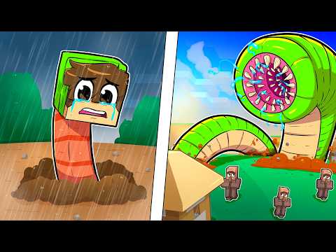 Видео: Жизнь червяка в Minecraft!