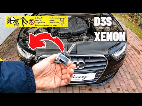 Видео: 💡 Замена ксеноновой лампы D3S ближнего света Audi A4 B8 | Headlight Xenon Bulb Replacement
