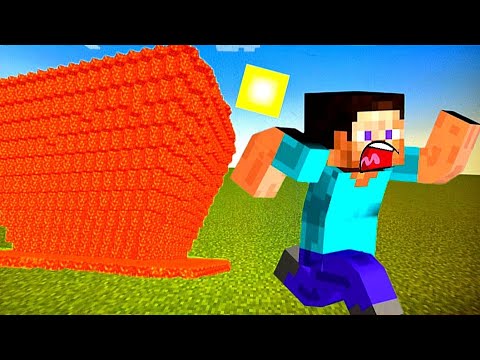 Видео: КАК МНЕ СПАСТИСЬ ОТ ЦУНАМИ ИЗ ЛАВЫ В МАЙНКРАФТ | Кирилл minecraft