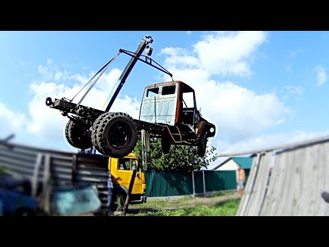 Видео: ГАЗ 3307 продан в убыток и летает в небе:)