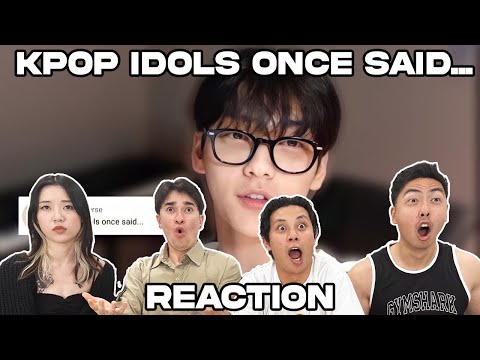 Видео: kpop-айдолы однажды сказали... РЕАКЦИЯ!