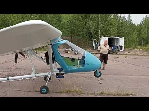 Видео: Аэродром Вещево 1.08.2022. Обкатка ультра 115 с мотором рмз  500.