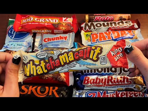 Видео: АСМР | Пробуем Американские Шоколадные Конфеты и Сладости 🍫🇺🇸 | Звуки Еды, Шёпот, Итинг