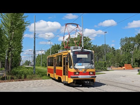 Видео: трамвай 71-405 № 829 маршрут 21