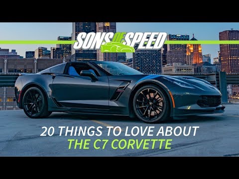 Видео: 20 вещей, которые нам нравятся в Corvette C7 | Sons of Speed