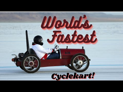 Видео: Самый быстрый велокарт в истории? Австралиец установил потрясающий рекорд скорости на соляном пол...