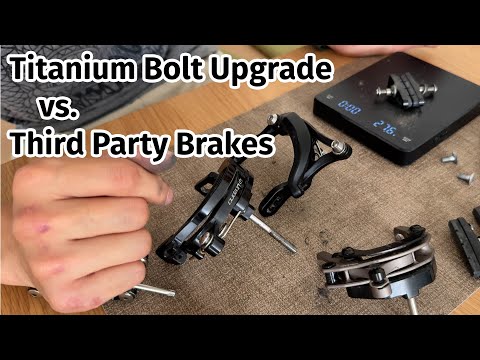 Видео: Сравнение улучшений тормозов Brompton: титановые болты, Litepro, Thx4Ride