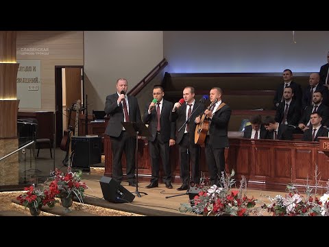 Видео: "Вот волхвы с Востока идут" - Группoвое пение