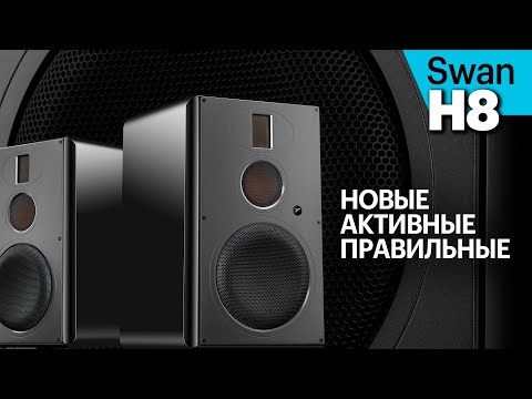 Видео: Swan H8 — крупные активные полочники, созданные по канонам High End