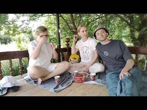 Видео: Узбекская Швейцария. Заамин. Продолжение дня рождения Маши. Подвесной мост. Зааминское водохранилище