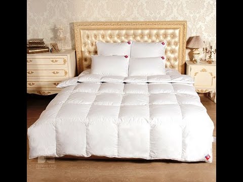 Видео: Теплое кассетное пуховое одеяло Камилла - Легкие Сны