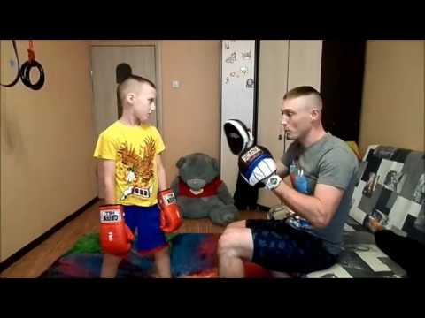 Видео: Тренировка по боксу,защитные действия