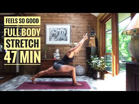 Видео: Ощущения такие приятные || Растяжка всего тела || 47 мин