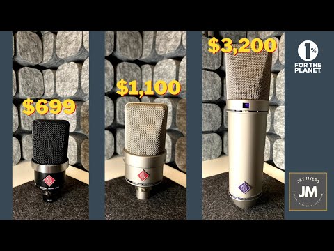 Видео: Какой микрофон Neumann лучше всего подходит для закадровой записи? — Сравнение и обзор U87ai, TLM...
