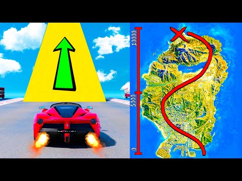 Видео: СМОГУТ ЛИ ЧИТ ТАЧКИ ПЕРЕЛЕТЕТЬ ВСЮ КАРТУ И ГОРУ ЧИЛЛИАД В ГТА 5 НА СКОРОСТИ 2000 КМ/Ч? ГТА 5 МОДЫ!
