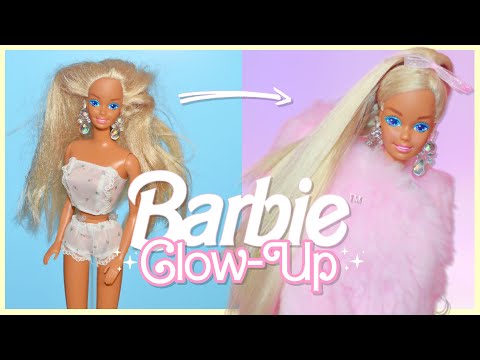 Видео: Кукла Барби из секонд-хенда 90-х годов, светящаяся / реставрация: Барби Sun Jewel (1993)