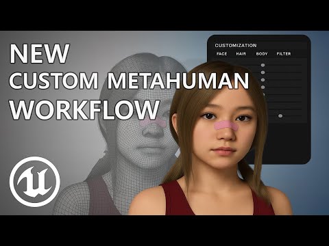 Видео: Новый пользовательский рабочий процесс Metahuman | UE5.6 | Maya